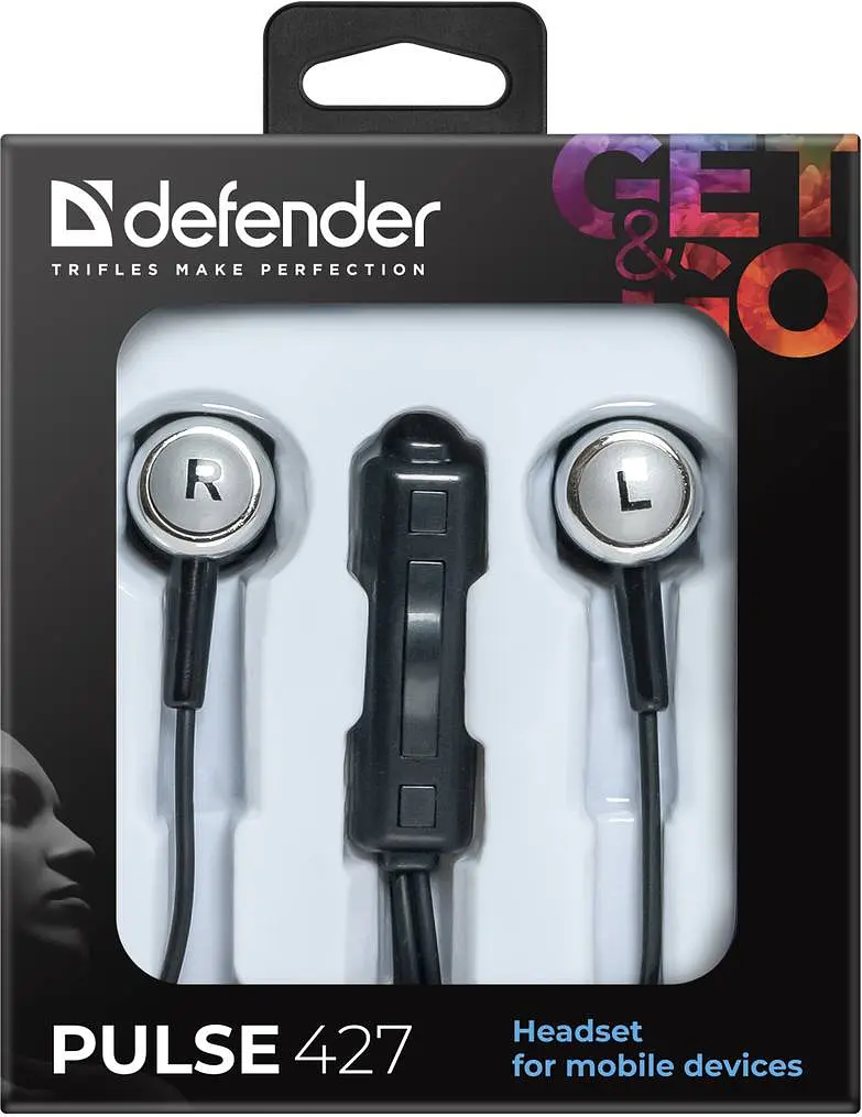 Гарнітура Defender Pulse 427 Black/Silver (63427) (6232787) - фото 2