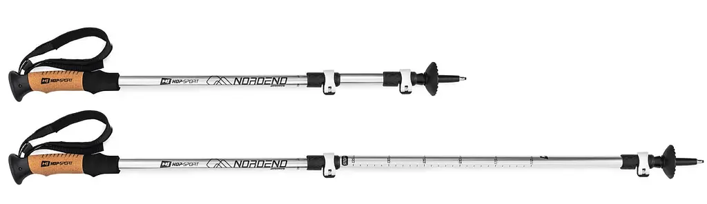Трекінгові палиці Hop-Sport Nordend Pro сріблясті - фото 3