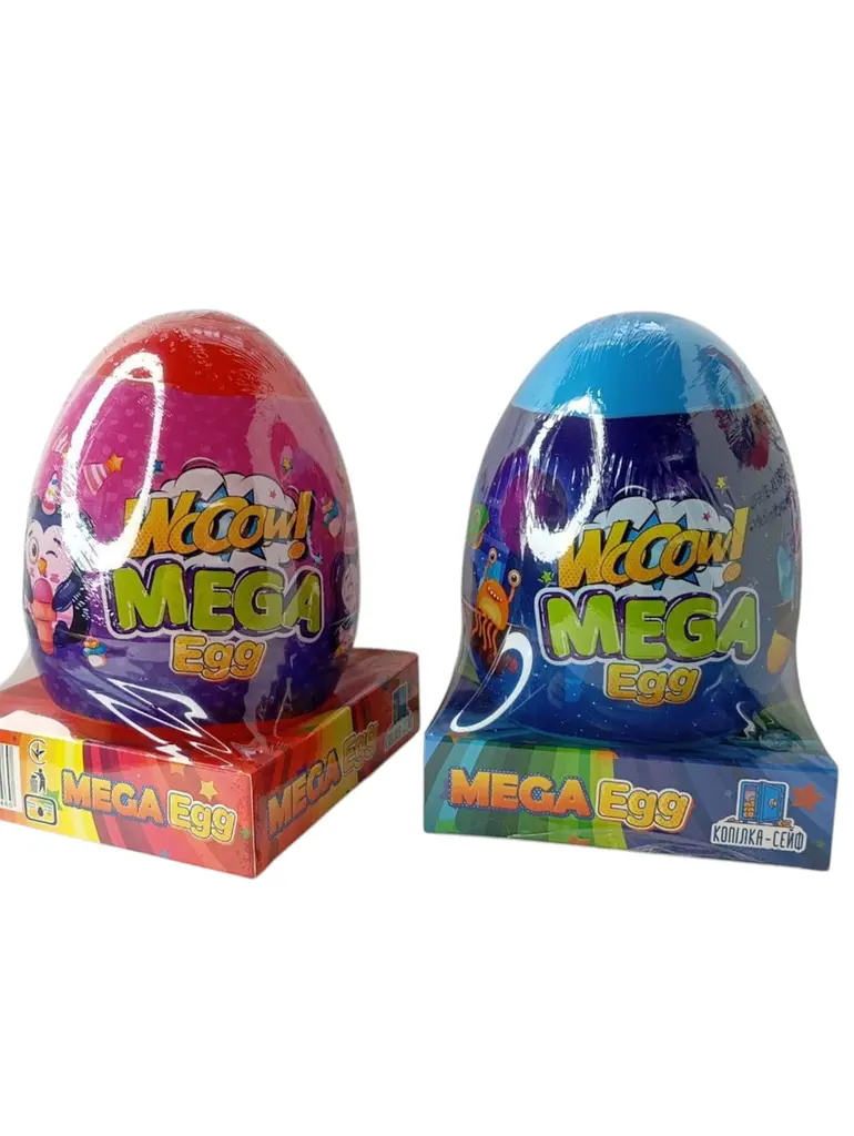 Пластикове яйце Wooow Mega Egg 100 г