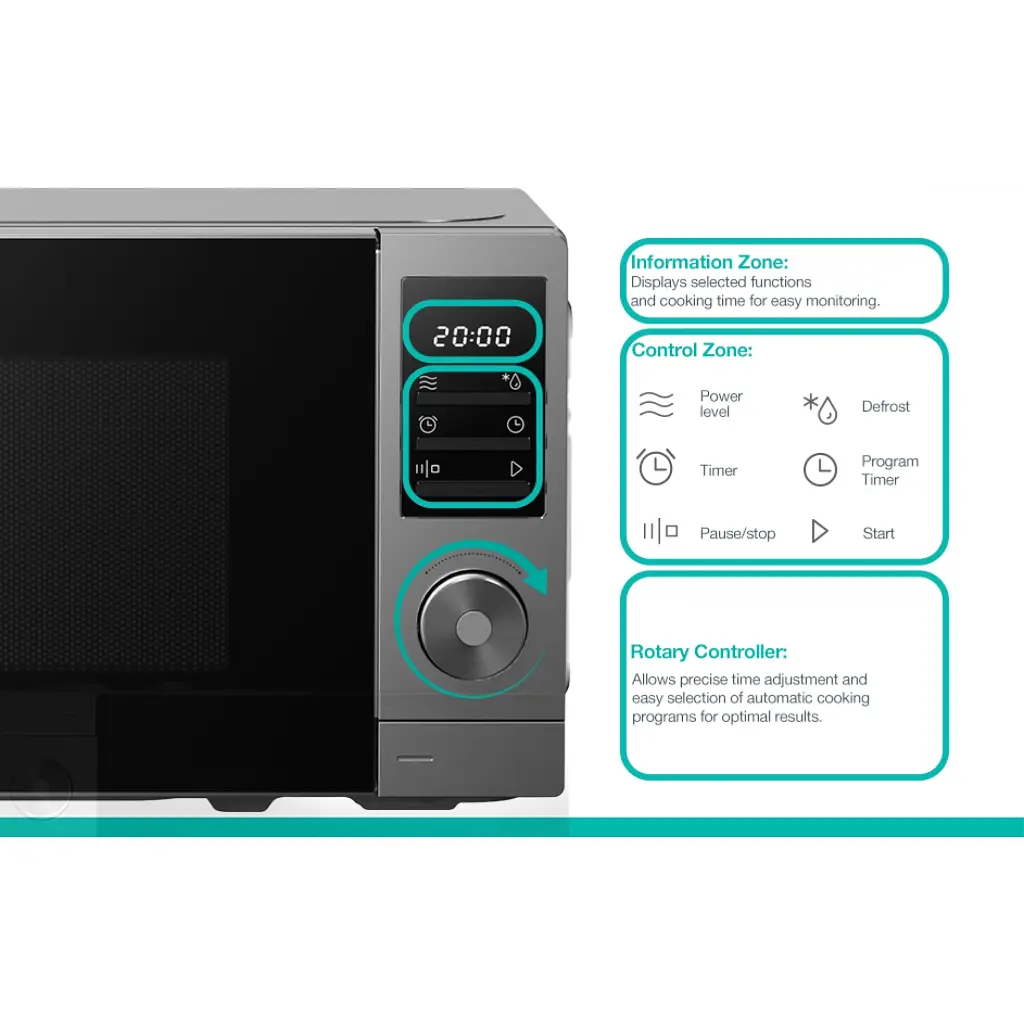 Мікрохвильова піч Gorenje MO20A3T4 - фото 8