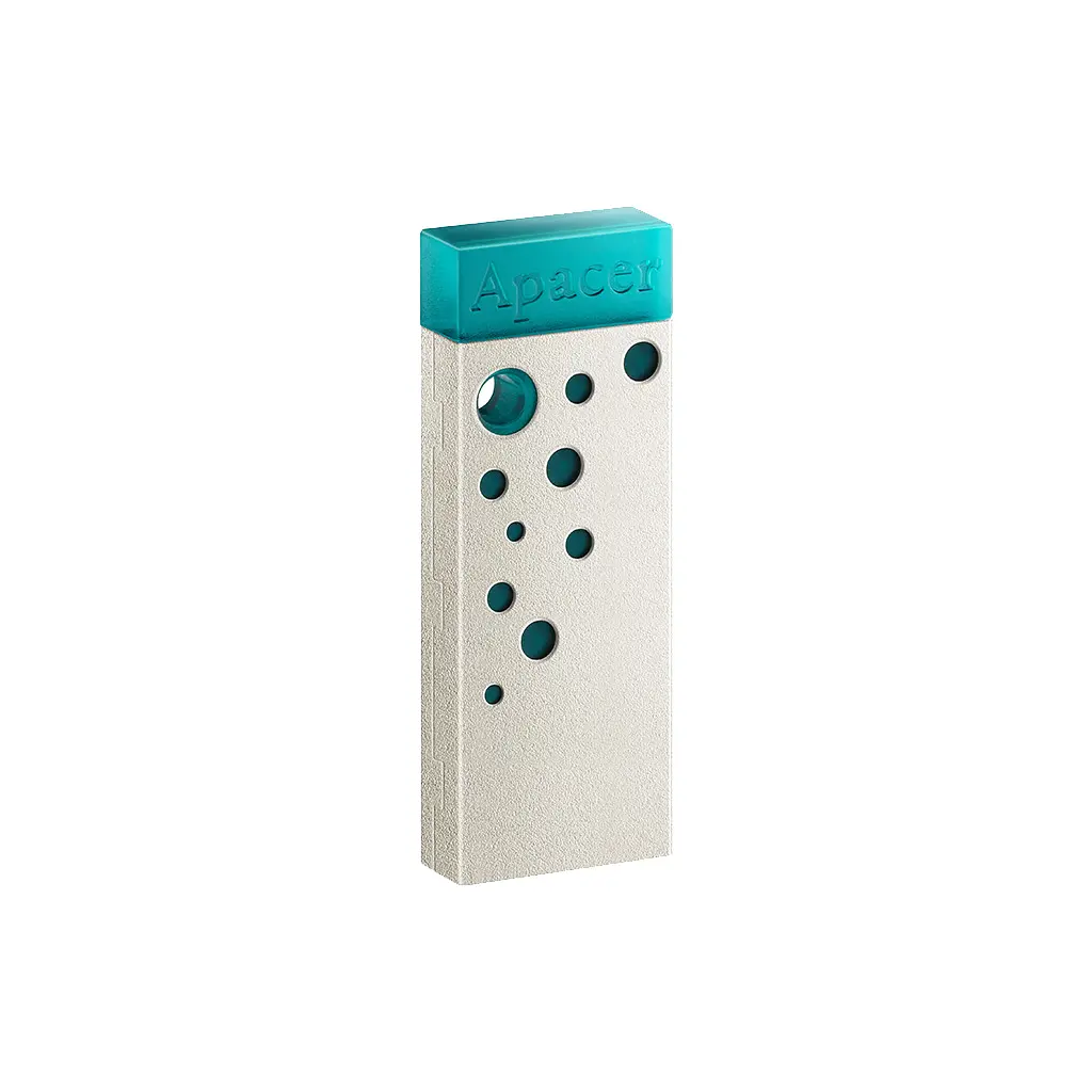USB флеш накопичувач Apacer 32GB AH11J Turquoise Green USB 2.0 (AP32GAH11JG-1) - фото 2