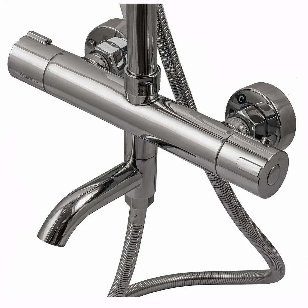 Душова система Globus Lux GDS-0041T, Хром - фото 4
