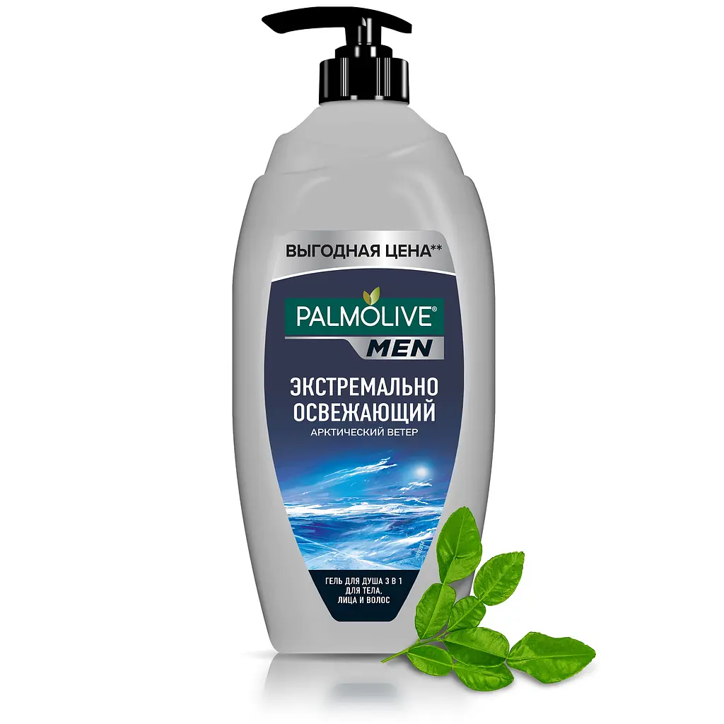 Гель для душу 3 в 1 Palmolive Men Екстремально освіжаючий Арктичний вітер, 750 мл - фото 3