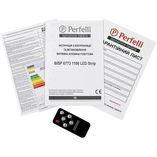 Витяжка вбудована Perfelli BISP 6773 WH 1100 LED Strip - фото 10