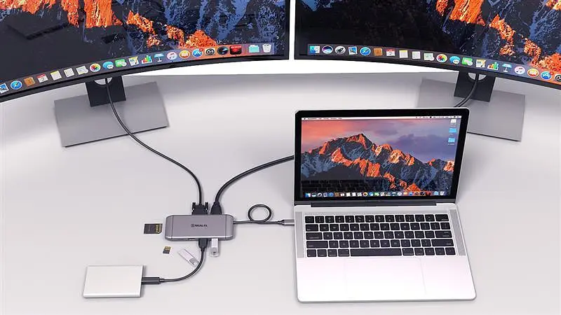 USB-хаб Real-el CQ-900 3 ports - фото 8