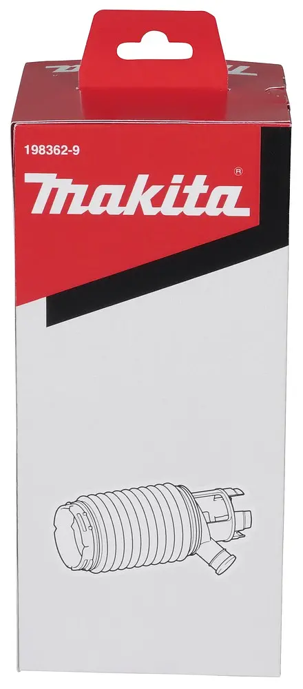 Пилозбірник пружинний для перфоратора Makita DHR165, DHR171, DHR182, HR140D, HR166D, HR1830, HR1840, HR1841F (198362-9) - фото 2