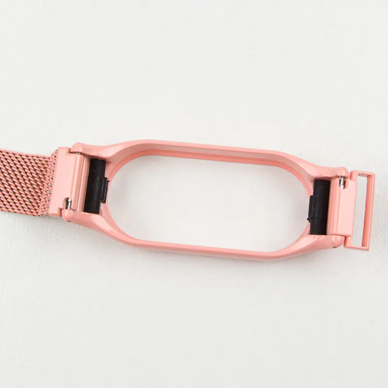 Ремінець Milanese Loop Design для Xiaomi Mi Band 7 Peach - фото 4