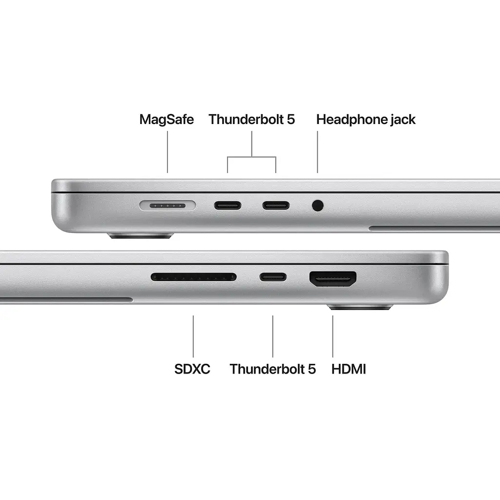 Ноутбук Apple MacBook Pro (16.2, M5 Pro, 48 GB, 1 TB, UMA, MacOS) Silver (MGE64UA/A) - фото 8