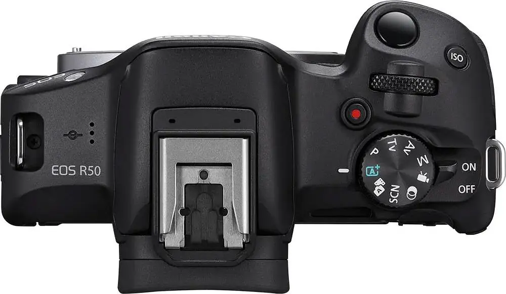 Бездзеркальний фотоапарат Canon EOS R50 Kit RF-S 18-45mm f4.5-6.3 IS STM Black (5811C033) [87221] - фото 8