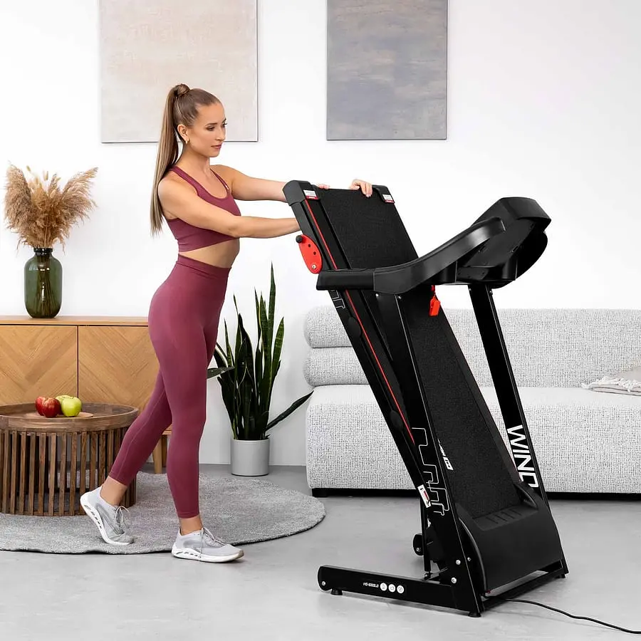 Бігова доріжка Hop-Sport HS-1000LB Wind червоний - фото 7