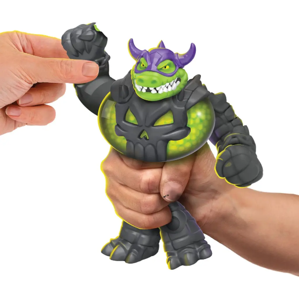 Растягивающаяся фигурка GooJitZu Heroes of Goo Jit Zu Stretch Strikers Deluxe Rock Jaw (123647) - фото 2