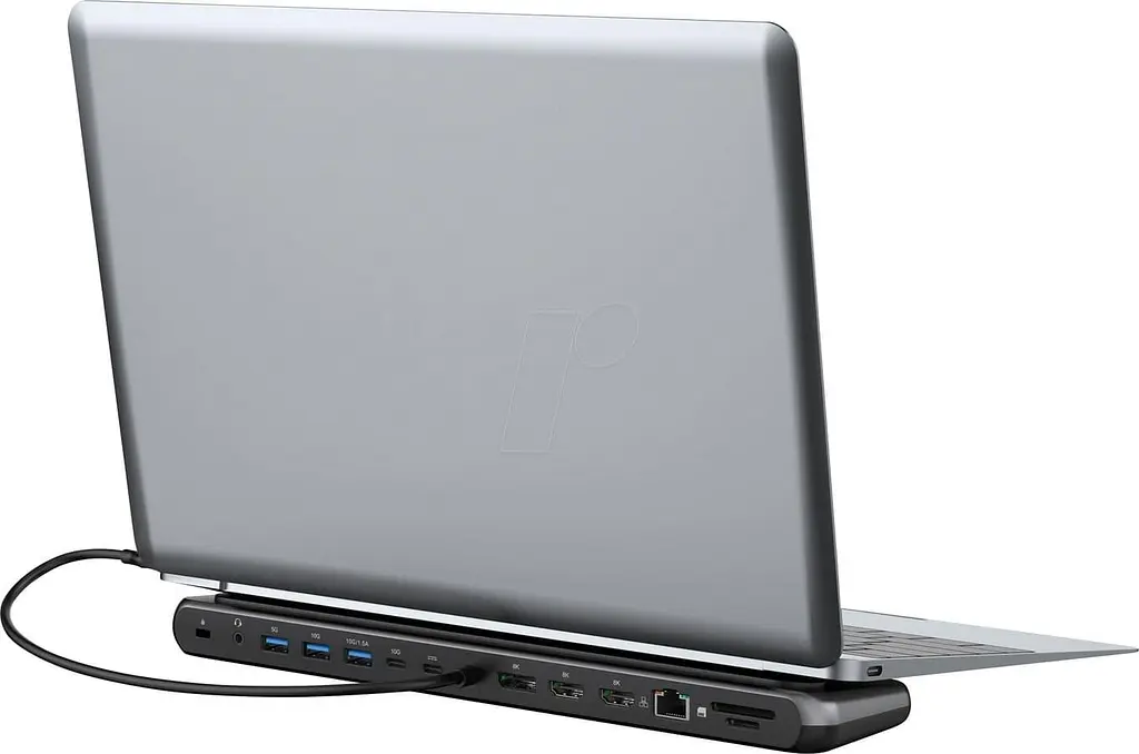 Док-станція Digitus USB-C 2xHDMI/1xDP/3xUSB-A/USB-C/RJ54/PD/Audio (DA-70919) - фото 4