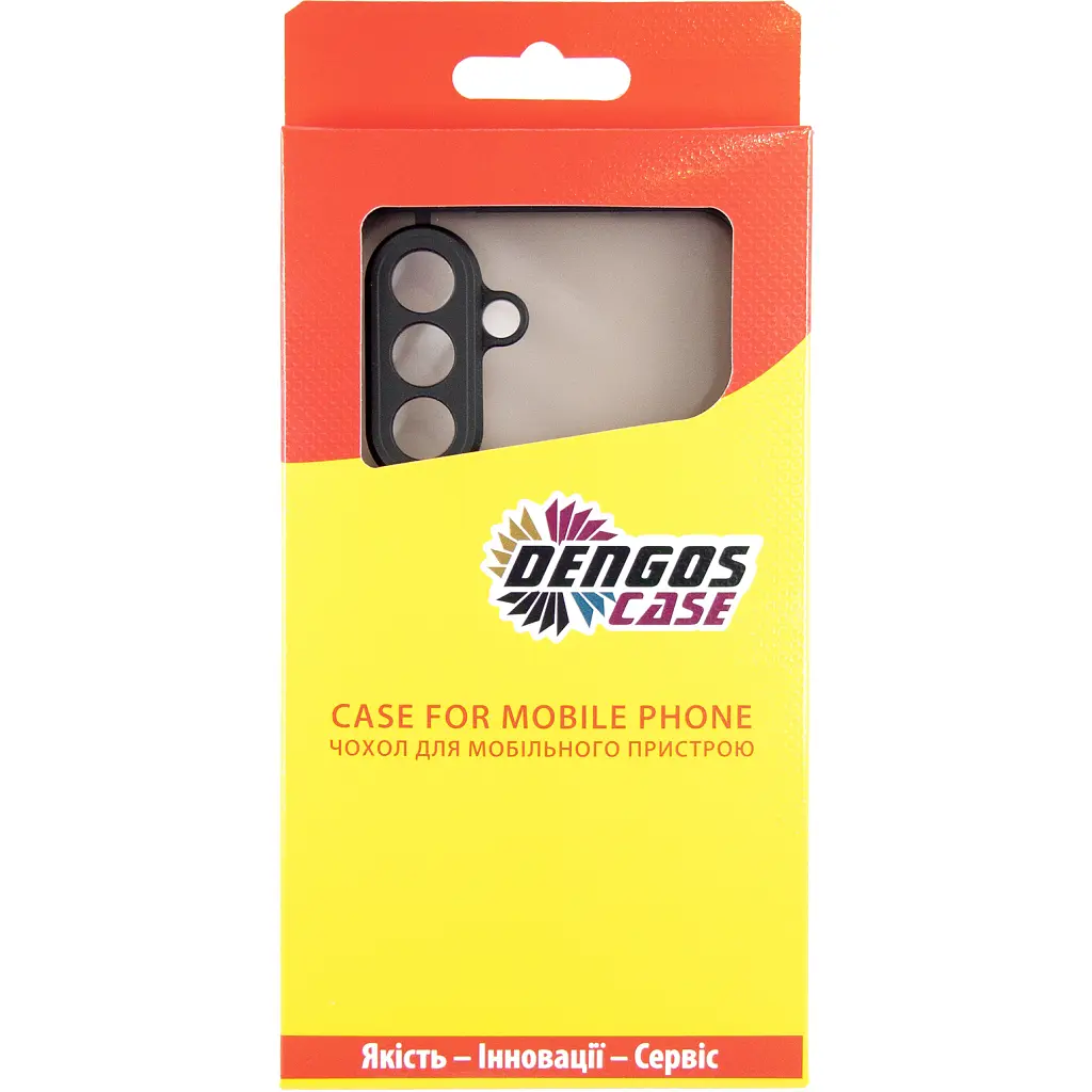 Чохол до мобільного телефона Dengos Matte Samsung Galaxy A36 5G (Black) (DG-TPU-MATT-165) - фото 5