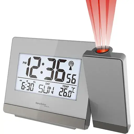 Годинник проєкційний Technoline WT538 Silver/Anthracite (WT538) - фото 2