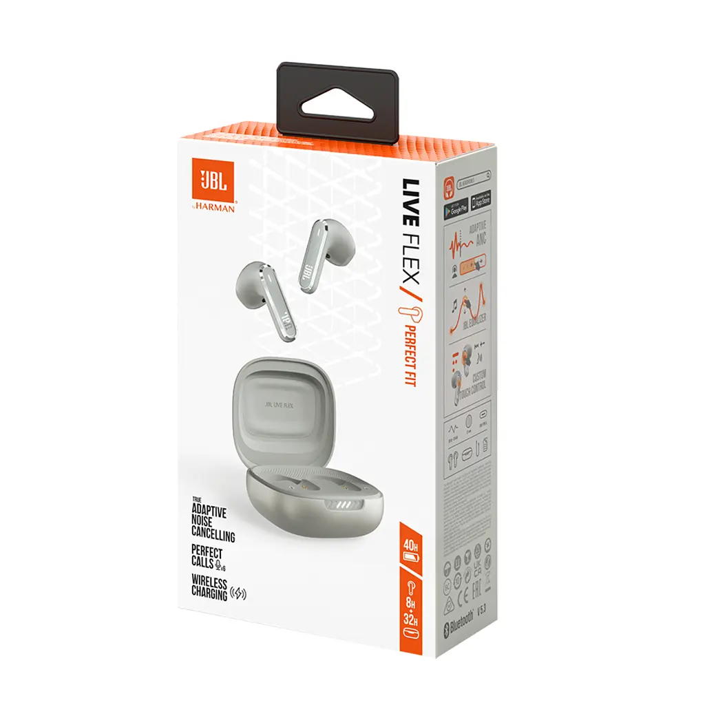 Гарнітура JBL LIVE FLEX Silver (JBLLIVEFLEXSVR) - фото 11
