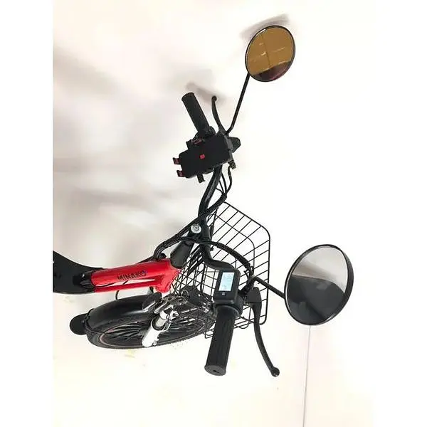 Електровелосипед Minako V4 PRO двомісний 500W/60V/18Ah із заднім амортизатором червоний - фото 8