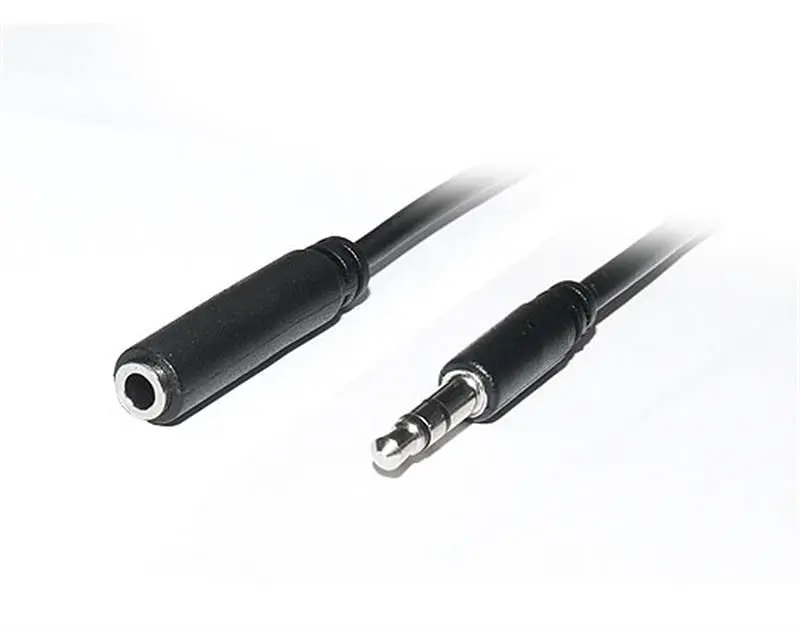 Аудио-кабель REAL-EL Audio Pro 3.5 мм - 3.5 мм (M/F), 1 м, черный (EL123500041) - фото 2