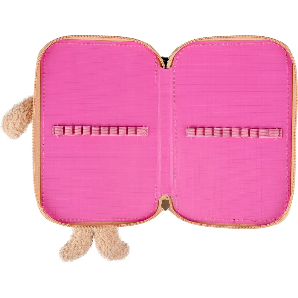 Пенал Yes Classic Bear HP-01 твердый двойной бежевый (533553) - фото 3