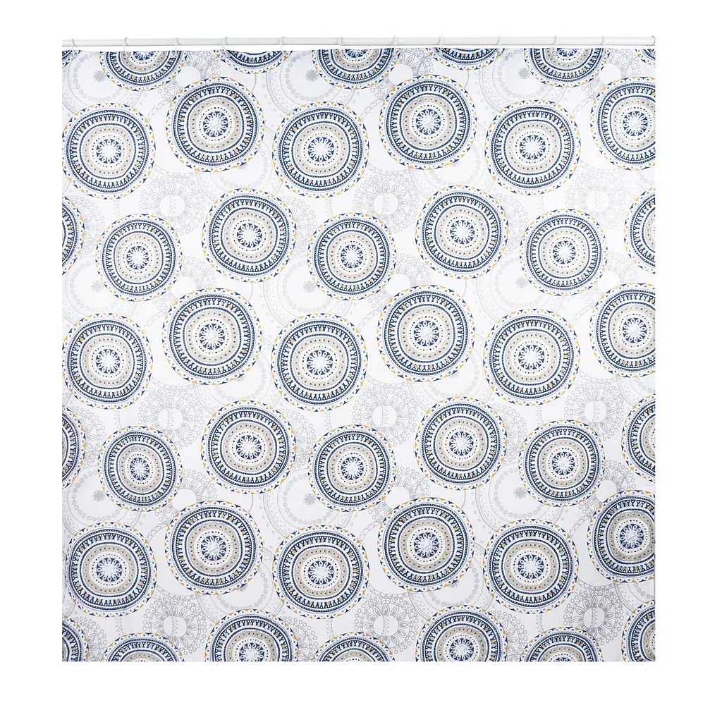 Шторка для ванної кімнати Eco Fabric 180*180 см Абстракція (EF-1802-A) - фото 2