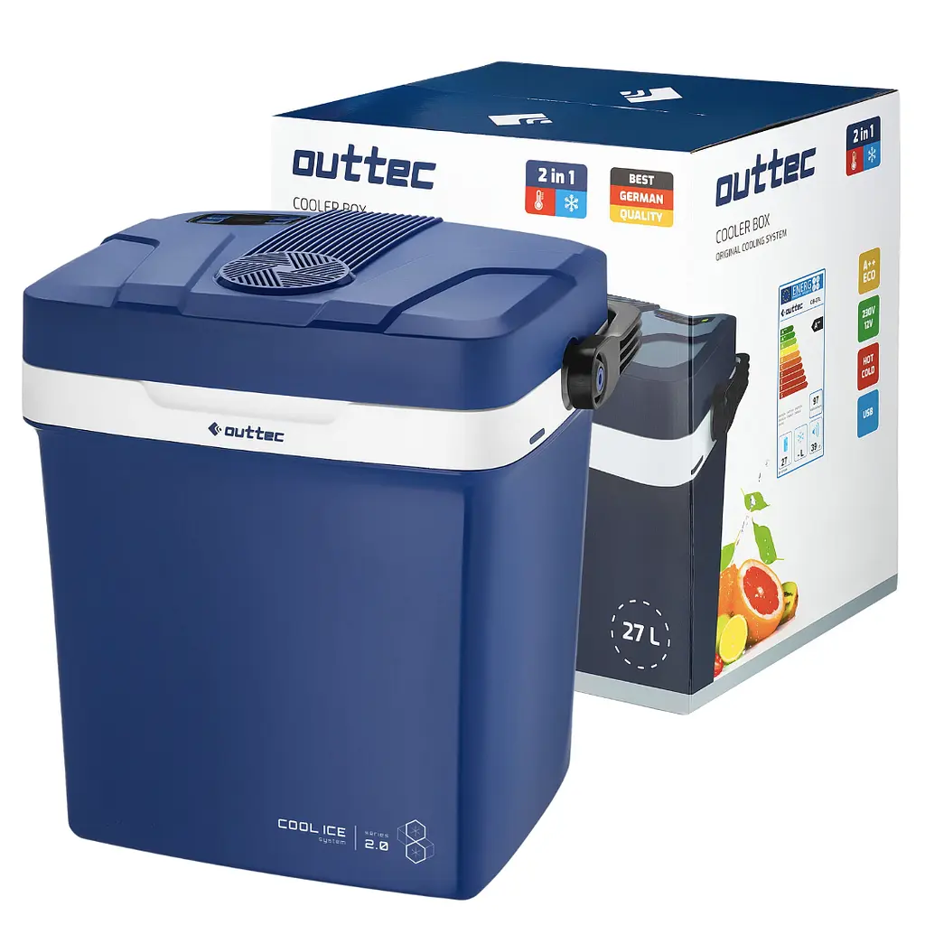 Автохолодильник Outtec 27 L синій - фото 2