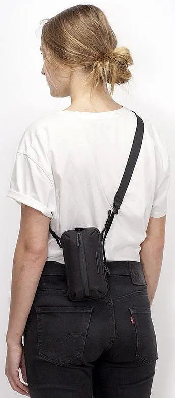 Якісна сумка на ремені Ucon Mateo Bag Black чорна 489104206619 black - фото 2