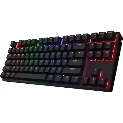 Клавіатура Hator Icefall Mecha TKL Rainbow Wireless/USB Black (HTK287UA) - фото 2