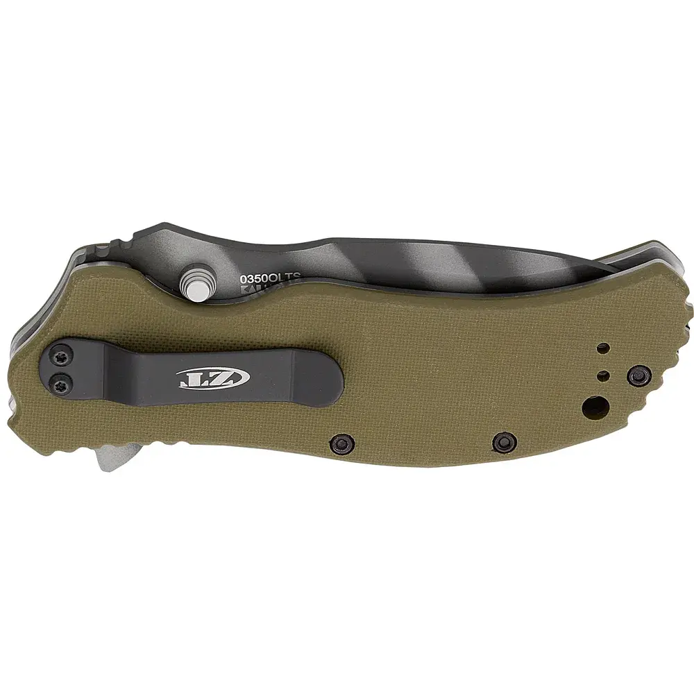 Ніж ZT 0350OLTS Green - фото 4