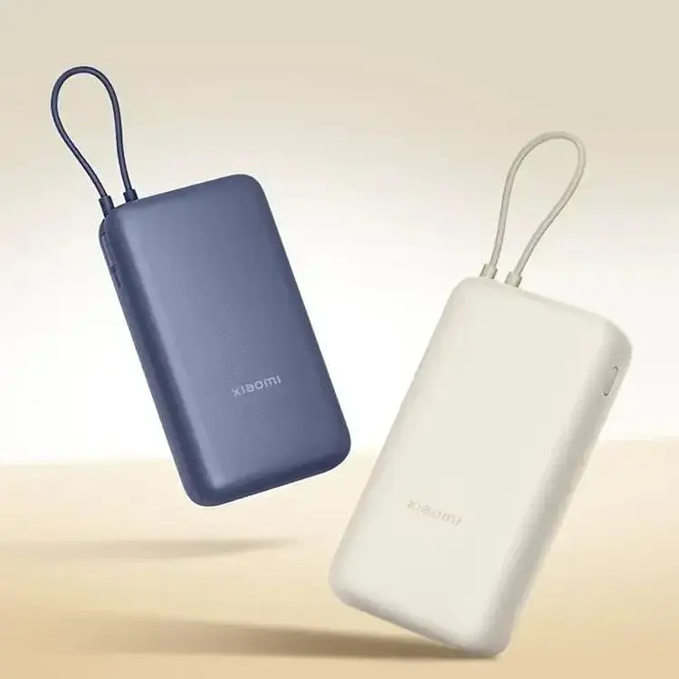 Портативная батарея Xiaomi Power Bank 20000 mAh 33W Integrated Cable Blue (BHR8975GL) - фото 2