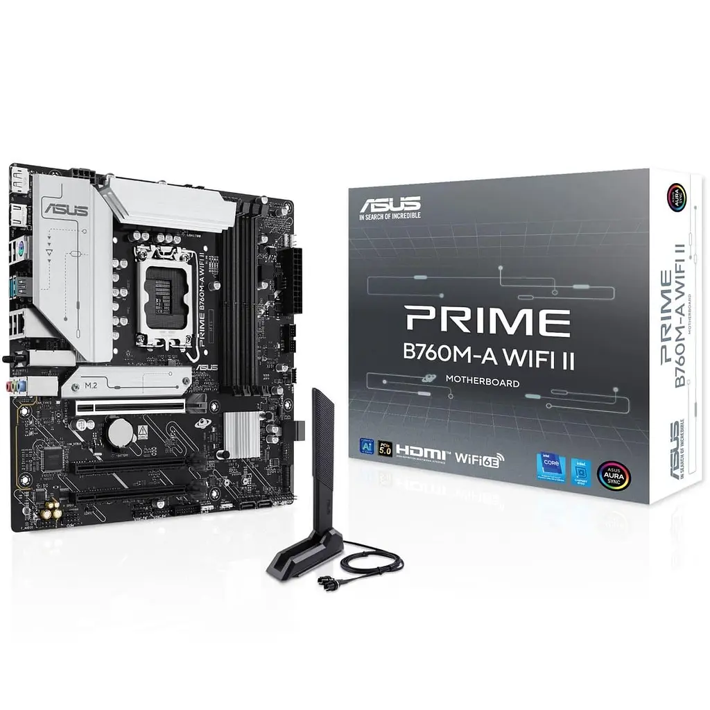Материнська плата ASUS PRIME B760M-A WIFI II (PRIME B760M-A WIFI II) (Socket 1700, Intel B760, Micro-ATX) - фото 6