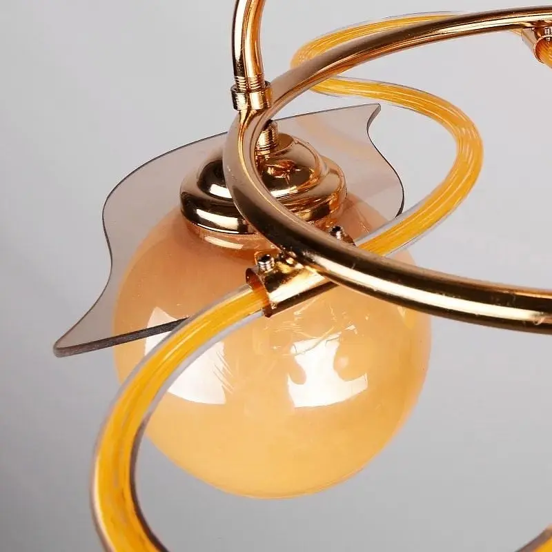 Люстра стельова Brille для кухні E27 60W G (LK-359C/3) - фото 2