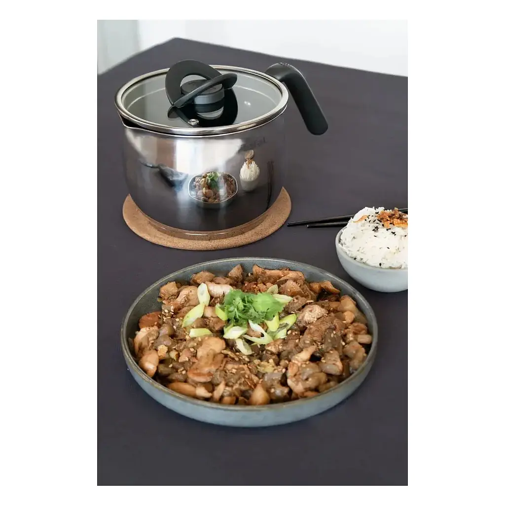 Каструля Tefal Opti Space,2.5л, (мультикаструля) нержавіюча сталь, бакеліт (G7371795) - фото 6