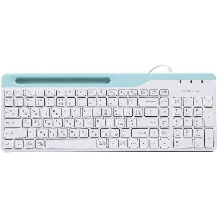 Клавіатура дротова A4Tech Fstyler FK25 White USB - фото 2