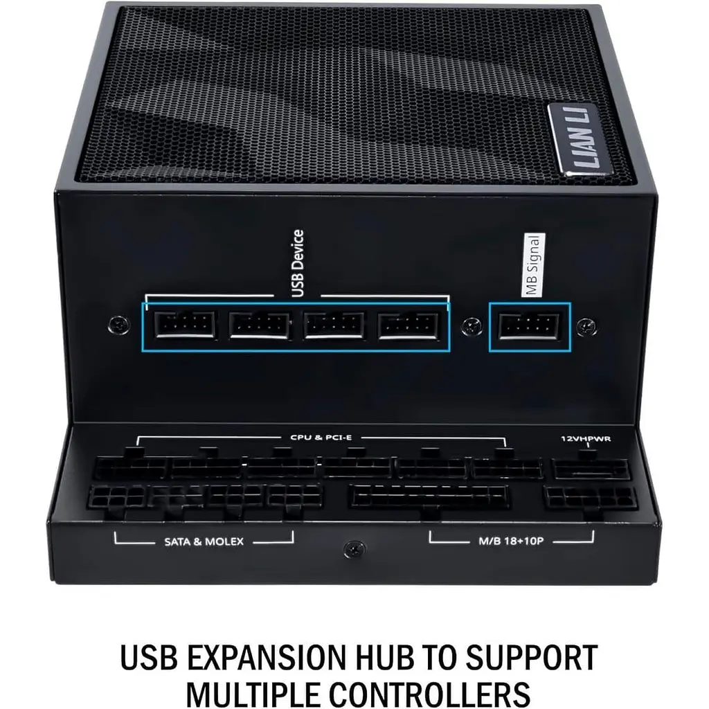 Блок питания Lian Li EDGE1300 1300W 80 PLUS PLATINUM BLACK (G9P.EG1300.BE00.EU) - фото 13