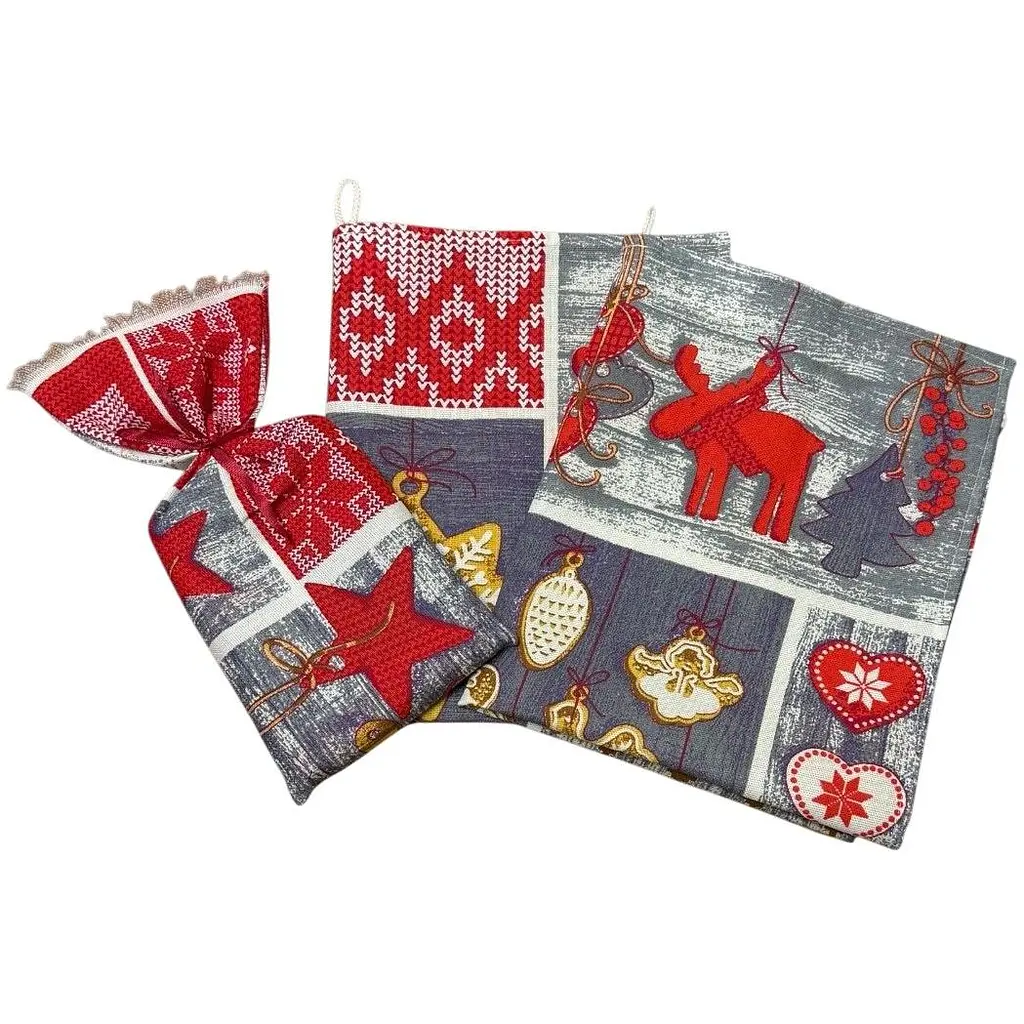 Набор полотенец Ecotton Рогожка в мешочке 45х60 см 2 шт. (25037) - фото 2