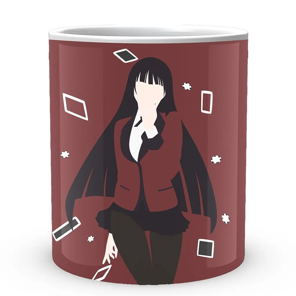 Кухоль GeekLand Шалений азарт Kakegurui Юмеко Джабамі KI.02.10 330 мл білий - фото 2