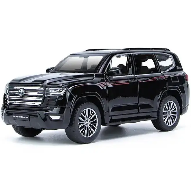 Колекційна металева модель позашляховика АвтоЕксперт Toyota Land Cruiser 300 з інерцією, світлом та звуком 1:32 - фото 3
