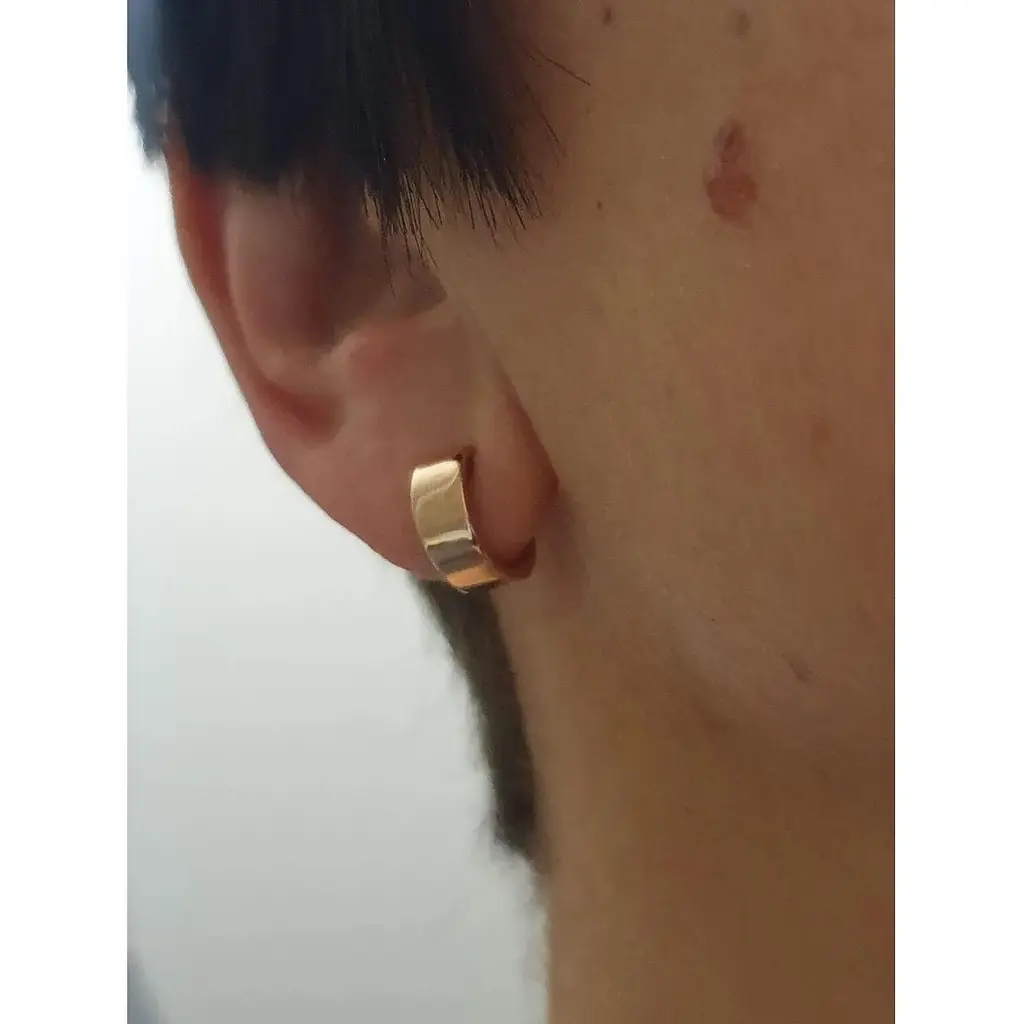 Золотая моносерьга Favoritum. 210526_1 - фото 2