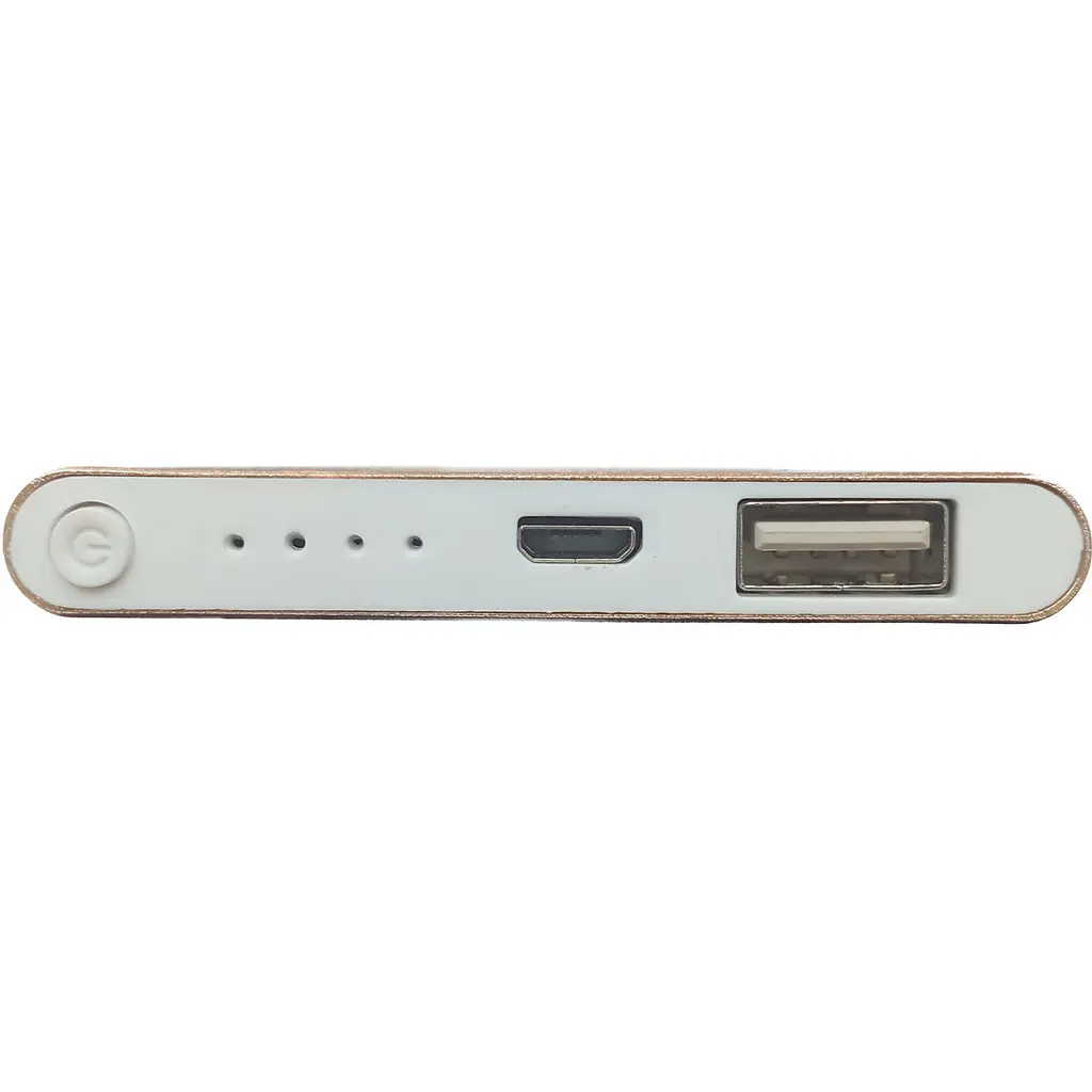 УМБ Power Bank Pineng 9800mAh повербанк зовнішній акумулятор Gold (11245) - фото 3
