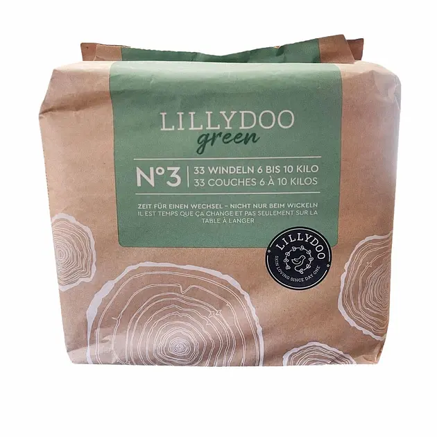 ЕКО підгузки LILLYDOO Green 3 (6-10 кг), 33 шт