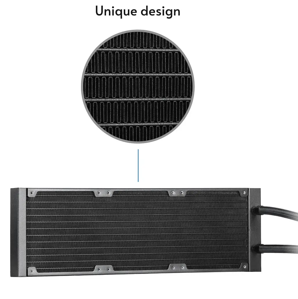 СВО Chieftec Iceberg 240 DARK (CLC-240-BLK) - фото 5