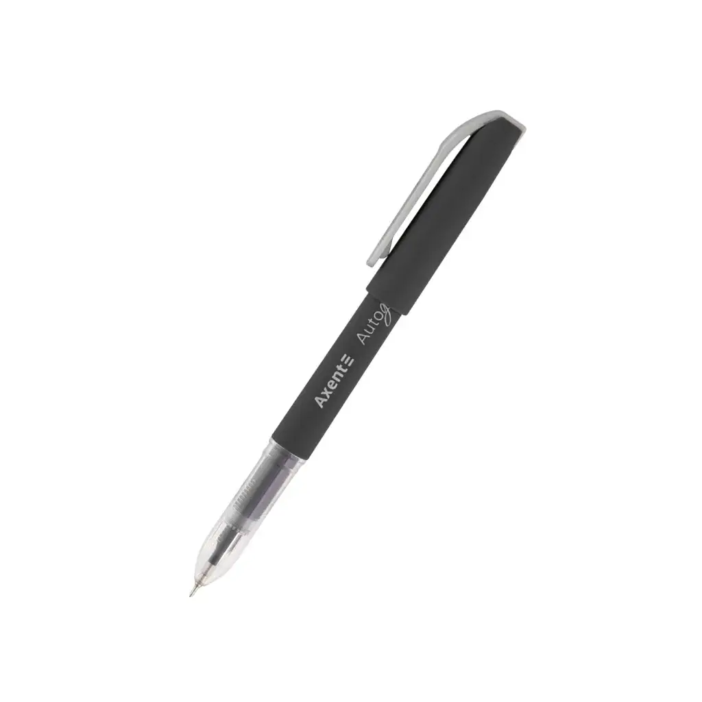 Ручка гелева Axent Autographe 0.5 мм Чорна (AG1007-01-A)