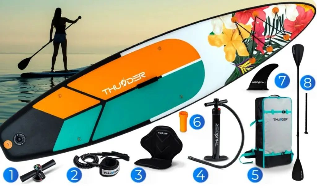 Надувна дошка SUP THUNDER NOX 320 см з веслом - фото 8