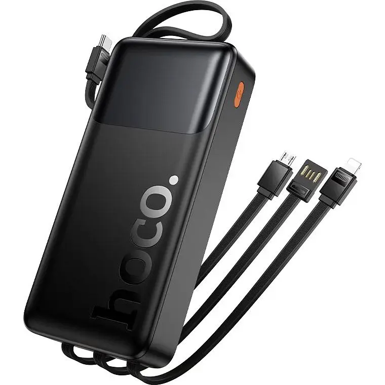 Зовнішній акумулятор Hoco J156A Founder 20000mAh 22.5W Black (6942007662284) [174705] - фото 4