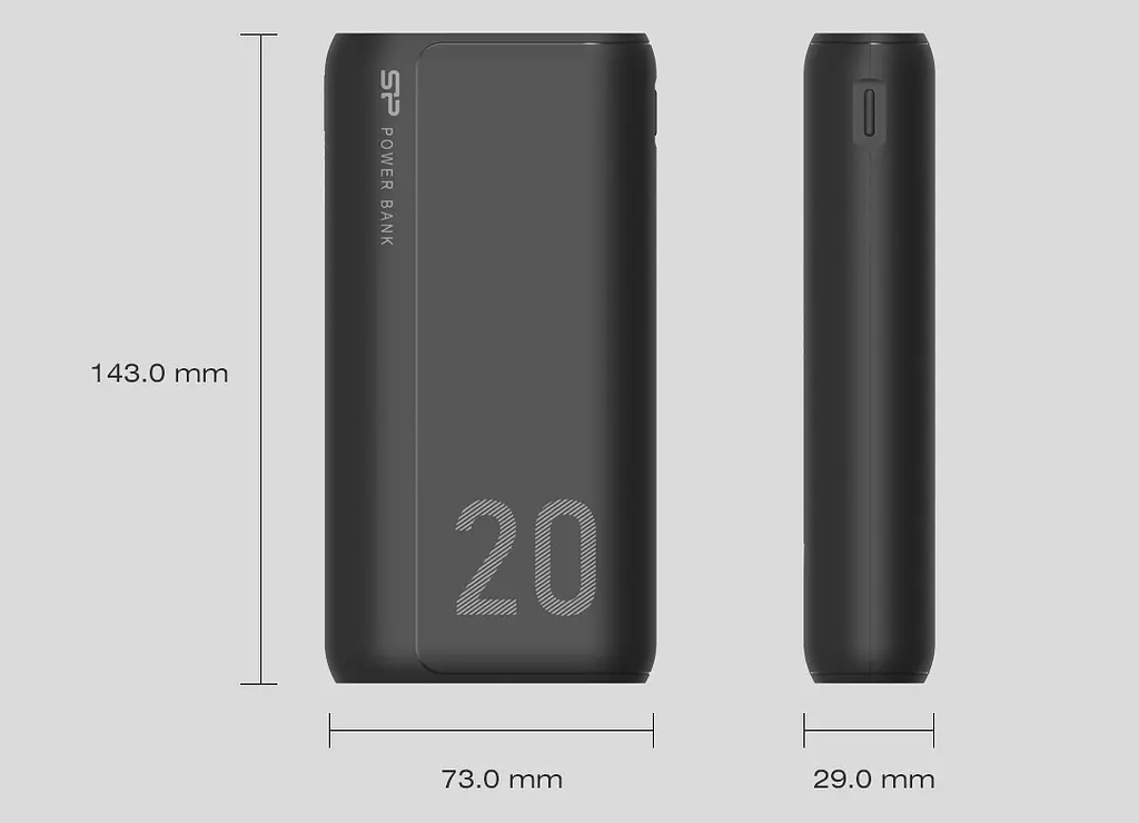 Зовнішній акумулятор Silicon Power GS15 20000mAh - фото 5