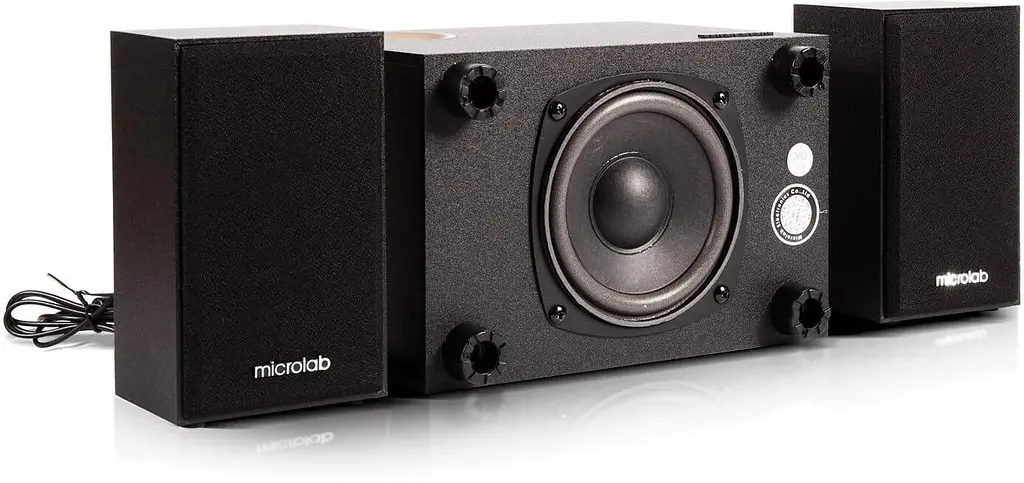 Акустическая система Microlab 2.1 M-105 10Вт Black (M-105) - фото 2