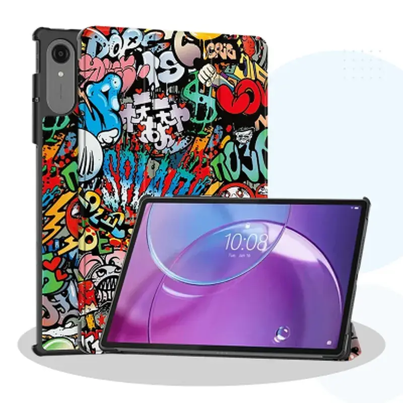 Чохол до планшета BeCover Smart Case Lenovo Idea Tab Pro (2nd Gen) TB390FU 13.0" Graffiti (715809) - фото 2