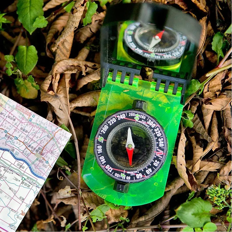 Компас AceCamp Folding Map Compass With Mirror - фото 2