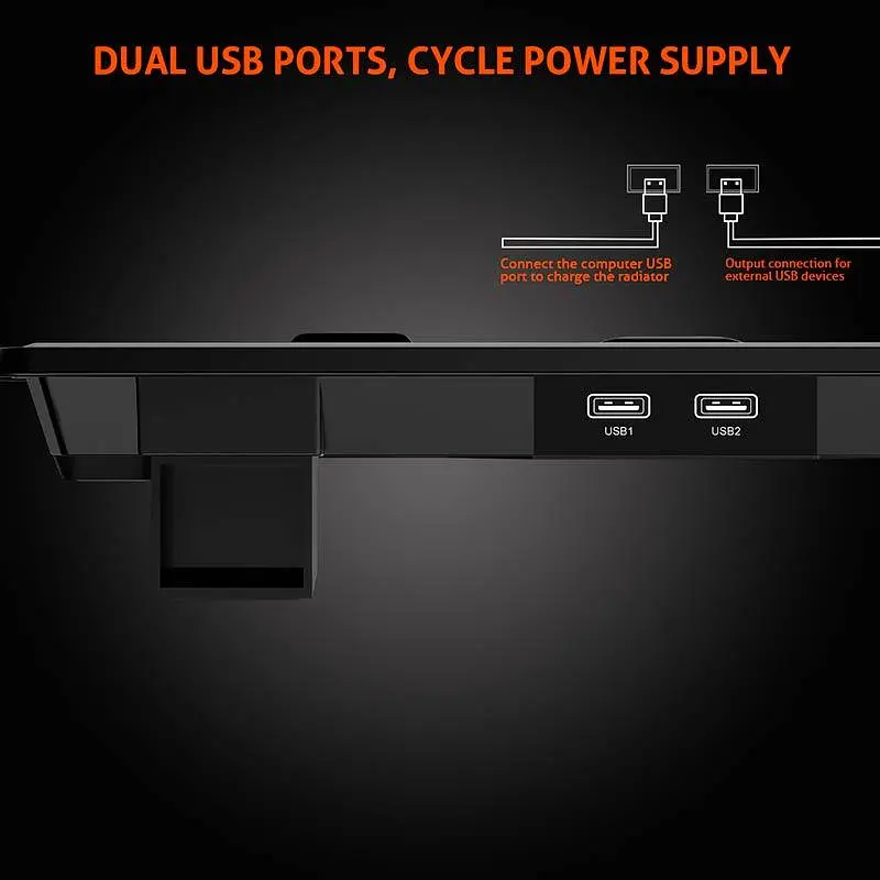 Кулер для ноутбука Meetion CoolingPad CP2020 |9-14"| - фото 2