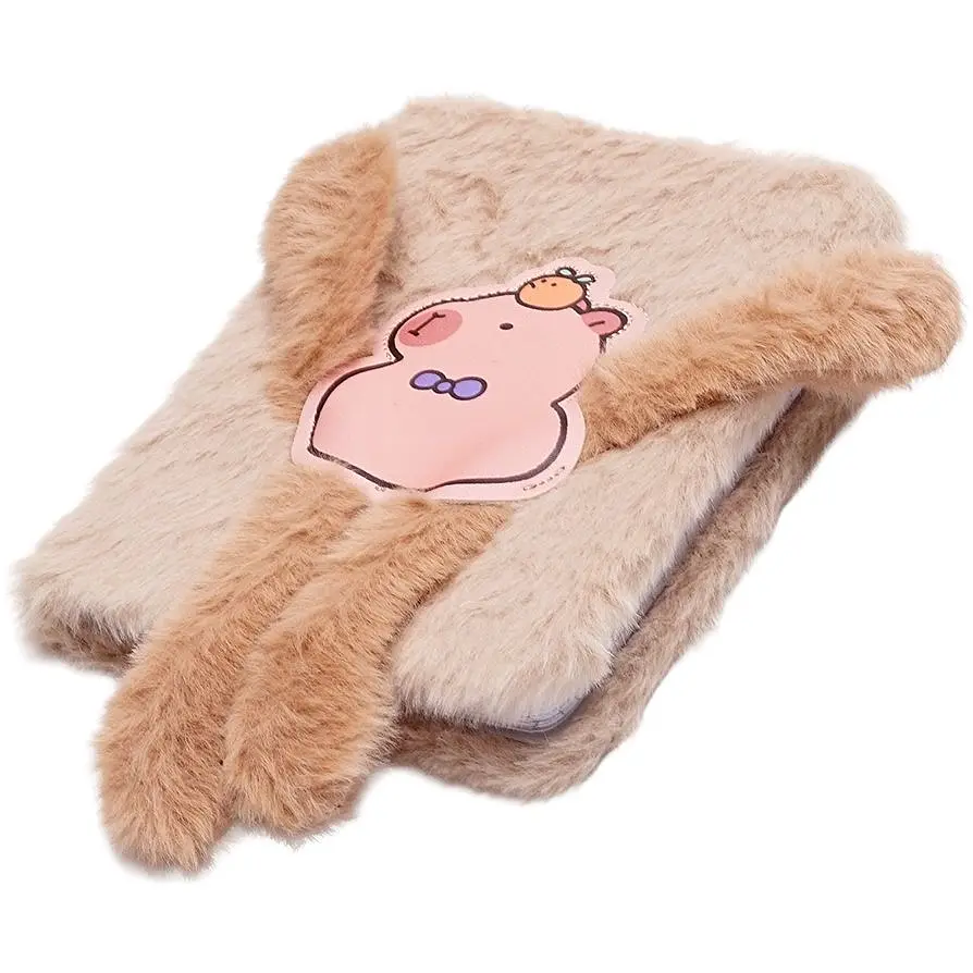 Блокнот А6 ZiBi Capybara Kids Line плюшевый клетка 80 листов (ZB700014) - фото 6