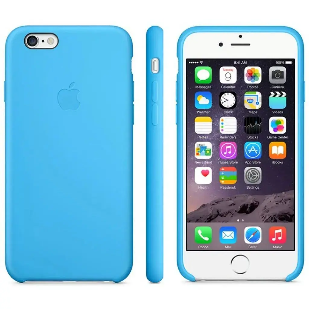 Чохол-накладка Toto Silicone Case Apple iPhone 6/6s Blue - фото 3